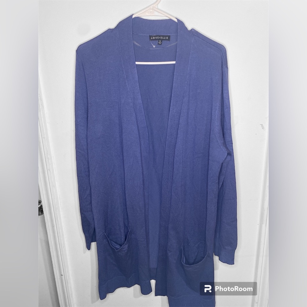Love Ellie blue Cardigan size XL